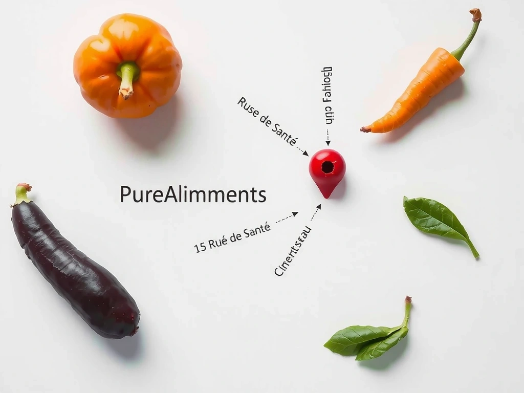 Carte de localisation du cabinet PureAliments au 15 Rue de la Santé, 75014 Paris